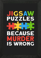 Puzzle Weil gerahmtes Wandbild