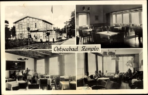 Ostseebad zempin auf - ak,
