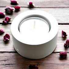 Runde Teelichthalter Silikonform, breiter Rand Kerzenhalter Gießform