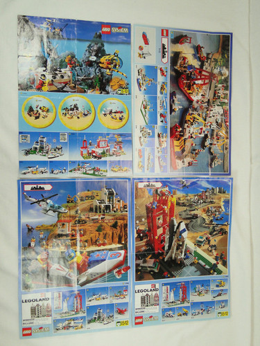 Lego faltblatt werbung - lego,