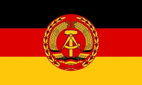 Fahne flagge ddr nva - fahne, x