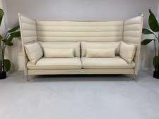 Vitra Alcove Designer Marken Sofa Klassiker Couch Büro Beige Stoff