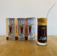 Set mit 3 Frappé Gläsern