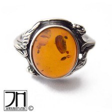 Vintage Silber Ring Bernstein