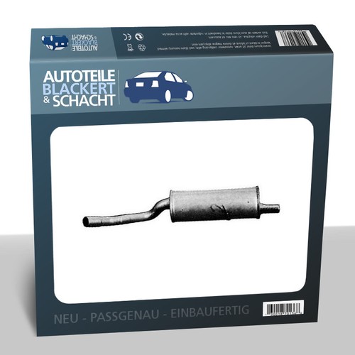 Auspuff endtopf für fiat - auspuff,