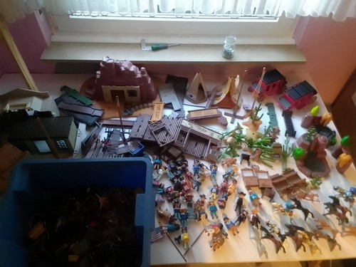 Playmobil western konvolut - western,