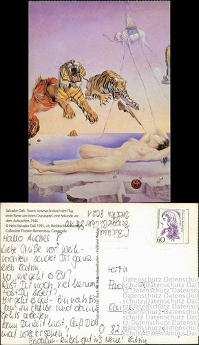 Künstlerkarte salvador dali - künstlerkarte:,