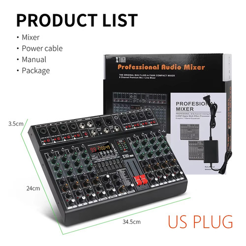 Lxt8 profi mixer kanal - mixer, 8-kanal