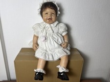 Künstlerpuppe Regina Swialkowski Resin Puppe 65 cm. Guter Zustand 