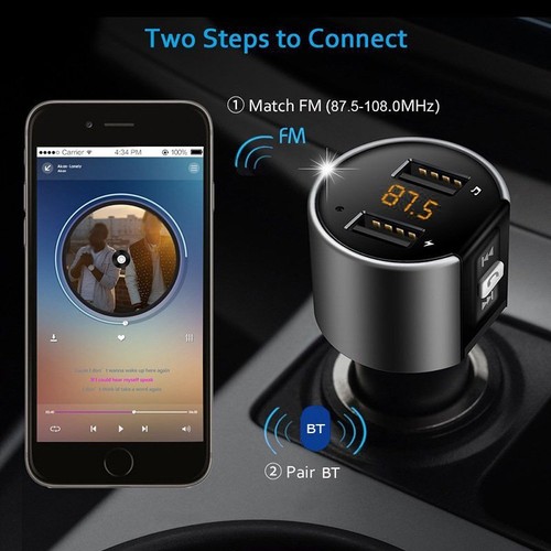 Bluetooth transmitter auto - fm,