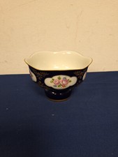 Alte Schale Kobalt Blau mit