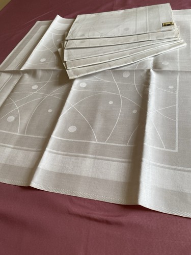 Leinenservietten midcentury - 6,