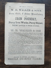 W. H. Walker, Percy Iron