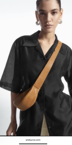 Cos echt braun leder - leder, micro