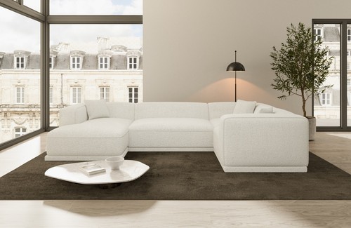 Sofa stoff wohnlandschaft - sofa,