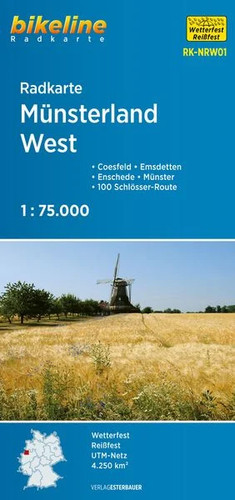 Radkarte münsterland west - radkarte,