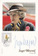 Philswiss Autogramm - Inge Meysel - limitiert