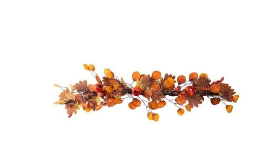 Herbstliche obst tischgirlande - obst,