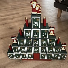 Adventskalender DEUBA ++ Tannenbaum ++ Holz ++ Zum Selbst befüllen ++ Top