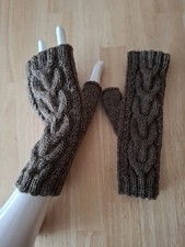 handgestrickte Armstulpen