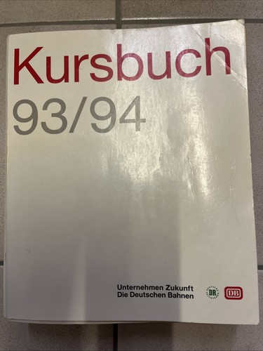 Kursbuch 94 - db, 93/94
