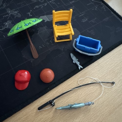 Playmobil angler set stuhl - angler,