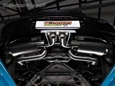 Ragazzon Komplettanlage + 200-Zeller Sport-Kats Porsche Cayman + S 987 2x90mm dw