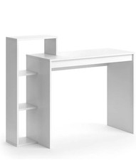 Schreibtisch Computer Bürotisch PC Schminktisch Arbeitszimmer Weiß