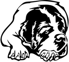 BERNHARDINER Aufkleber -