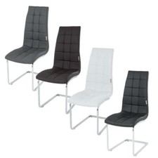 Freischwinger Esszimmerstuhl Küchenstuhl 2/4/6/8 er Set Stuhl Schwingstuhl