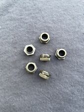 vintage German guitar tuner bushings set of 6 - 10mm 6mm
