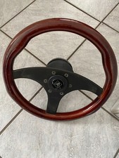 Holzlenkrad Raid 13D mit Nabe 32 cm Durchmesser KBA 70212 Audi 80 Golf 1 Cabrio