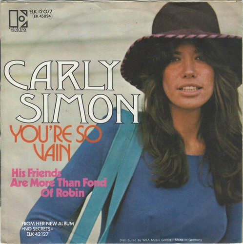 Carly simon you so - so, vain