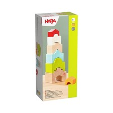 Stapelturm Haus auf Haus