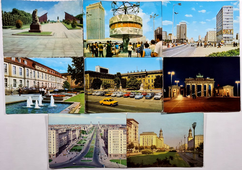 Postkarten lot ddr berlin - 8, x