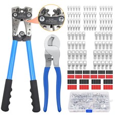 Crimpzange Kabelschuhe Set