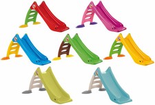 Rutsche Gartenrutsche Kinder 2in1 Wasserrutsche freistehend Rutschlänge 120 cm