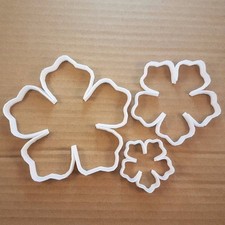 Blütenblatt Pflanze Garten Form Ausstecher Teig Keks Gebäck Fondant Scharf