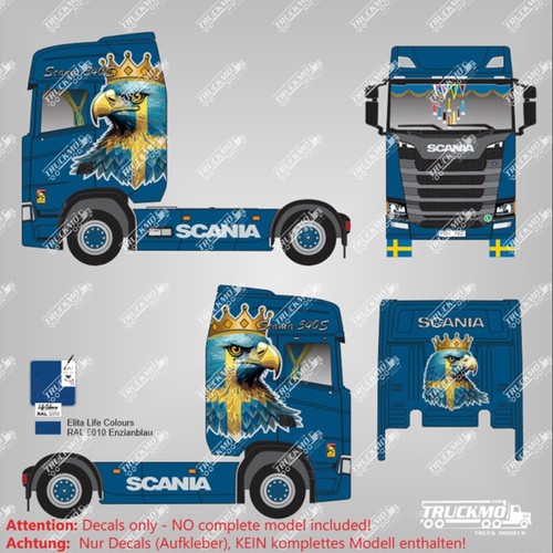 Truckmo decals schweden - schweden, greif