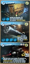 Zombie 15 (Heidelberger): 3 Promokarten Laservisier/Rammbock/Brandmunition