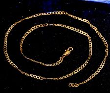 Gold Panzerkette Panzer 18K Halsgoldkette Gold Gelbgold 18K Vergoldet 2mm