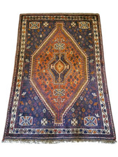 Antiker Handgeknüpfter Perser Teppich Gashgai Sammlerstück 187x125cm