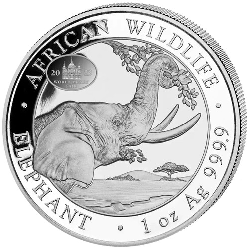 Silbermünze elefant privy - silbermünze,