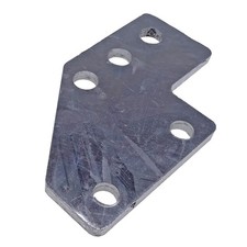 Stoßdämpferhalter 120 x 75 x 6mm passend für Humbaur HTK Serie