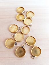 10 x Anhänger für Cabochons