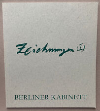 Katalog Austellung Berliner Kabinett Zeichnungen I Galerie im Turm Berlin 1992