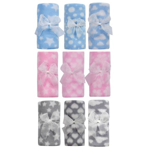Weiche fleece babydecke - weiche, blau