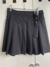 Mini-Falten-/wickelrock, schwarz, H&M, Gr. 38