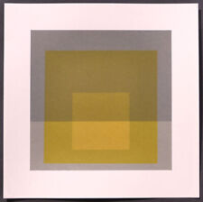JOSEF ALBERS   Farbdruck-Grafik  " Homage to the Square 23 " 28 x 28 cm