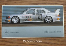 Aufkleber Sticker AMG Mercedes Benz 190 E  2.5-16 Keke Rosberg DTM 1992